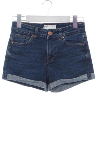 Pantaloni scurți de femei Bershka, Mărime XS, Culoare Albastru, Preț 52,49 Lei, #137837275