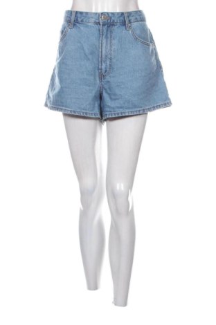 Pantaloni scurți de femei Bershka, Mărime XL, Culoare Albastru, Preț 52,49 Lei, #137837645