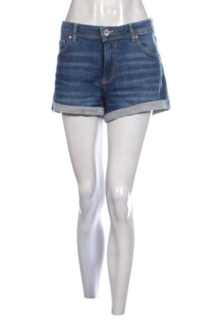 Pantaloni scurți de femei Bershka, Mărime L, Culoare Albastru, Preț 52,49 Lei, #137838202