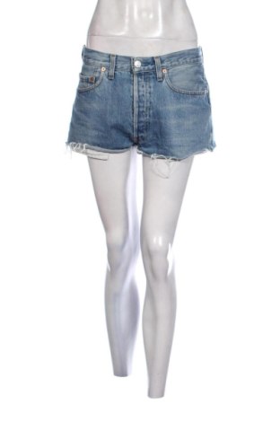 Pantaloni scurți de femei Levi's, Mărime L, Culoare Albastru, Preț 131,23 Lei, #137840724