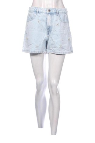 Pantaloni scurți de femei Sinsay, Mărime M, Culoare Albastru, Preț 52,49 Lei, #137834970