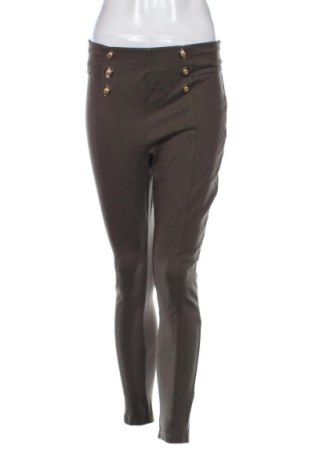 Pantaloni de femei Zara, Mărime L, Culoare Verde, Preț 73,49 Lei, #137799203