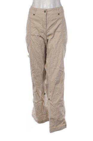 Pantaloni de femei Sheego, Mărime 4XL, Culoare Bej, Preț 110,23 Lei, #137804734