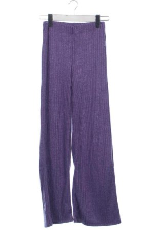 Damskie spodnie Bershka, Rozmiar XS, Kolor Fioletowy, Cena 63,50 zł, #137806303
