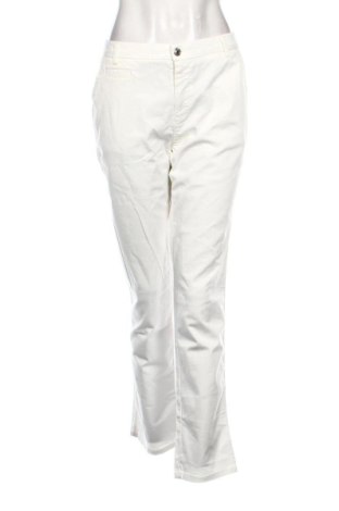 Damskie spodnie United Colors Of Benetton, Rozmiar XL, Kolor ecru, Cena 203,21 zł, #137830396