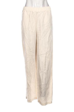 Damskie spodnie Zara, Rozmiar S, Kolor ecru, Cena 59,27 zł, #137850245