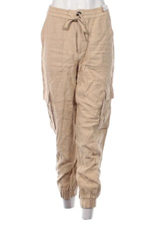 Pantaloni de femei Zara, Mărime M, Culoare Bej, Preț 75,99 Lei, #137851064
