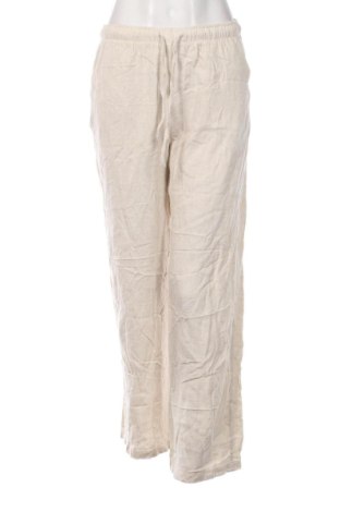 Pantaloni de femei Stradivarius, Mărime M, Culoare Ecru, Preț 62,99 Lei, #137856215