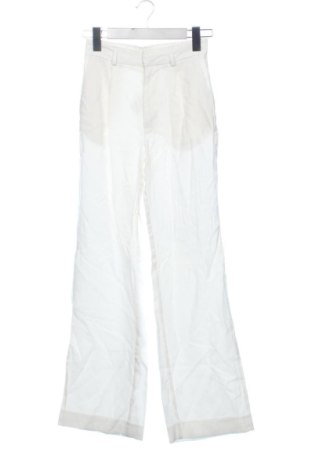 Damskie spodnie Stradivarius, Rozmiar XS, Kolor Biały, Cena 105,84 zł, #137796384