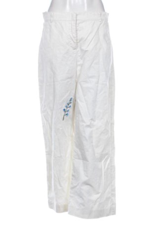 Pantaloni de femei Weekend Max Mara, Mărime L, Culoare Ecru, Preț 405,00 Lei, #137799526