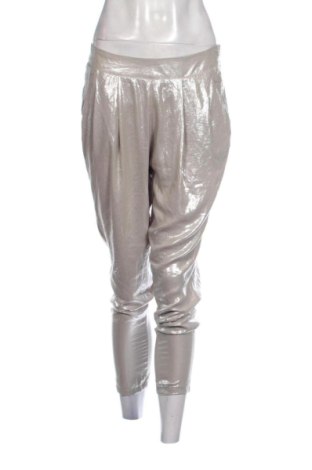 Pantaloni de femei Bershka, Mărime M, Culoare Argintiu, Preț 100,78 Lei, #137801773