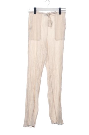 Damskie spodnie Zara, Rozmiar XS, Kolor Beżowy, Cena 59,27 zł, #137805399