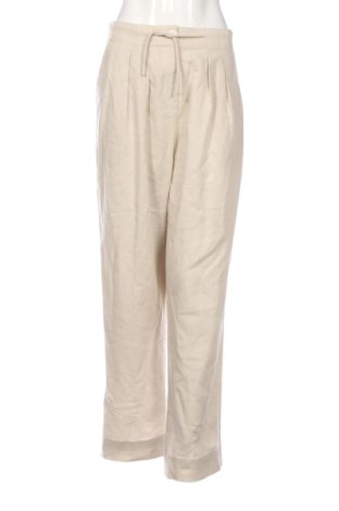 Pantaloni de femei LEZU, Mărime L, Culoare Bej, Preț 167,97 Lei, #137840460