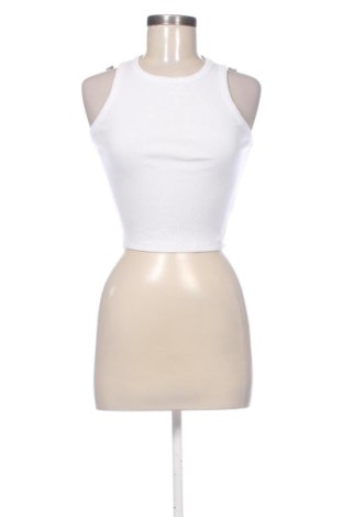 Tricou de damă Bershka, Mărime S, Culoare Alb, Preț 45,65 Lei, #137817558