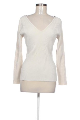 Pulover de femei Calvin Klein Jeans, Mărime L, Culoare Ecru, Preț 220,04 Lei, #137817682