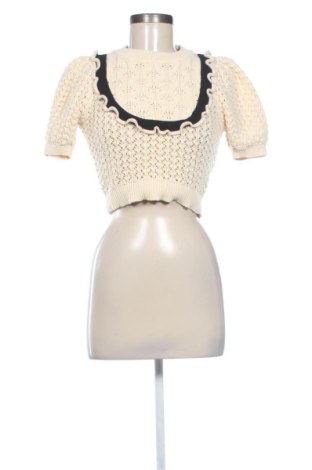 Pulover de femei Zara, Mărime S, Culoare Ecru, Preț 71,91 Lei, #137818842