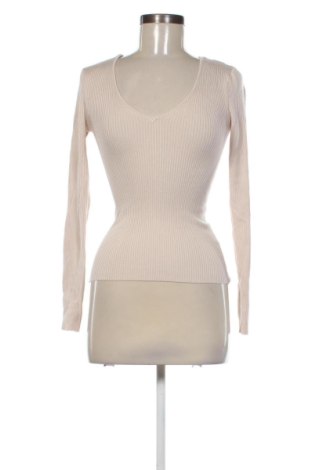 Pulover de femei Amisu, Mărime S, Culoare Bej, Preț 78,74 Lei, #137819494