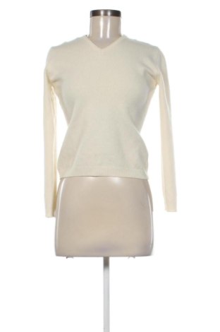 Pulover de femei United Colors Of Benetton, Mărime S, Culoare Ecru, Preț 110,23 Lei, #137834998