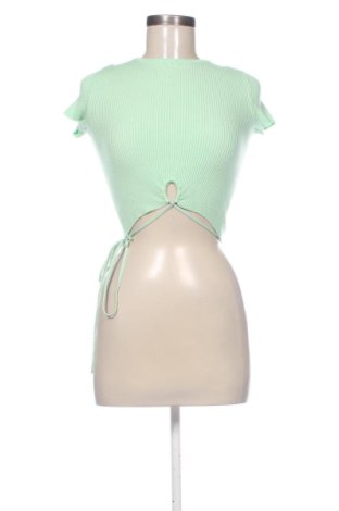 Pulover de femei Bershka, Mărime S, Culoare Verde, Preț 78,74 Lei, #137847626