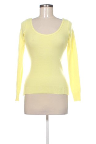 Дамски пуловер United Colors Of Benetton, Размер XS, Цвят Жълт, Цена 21,00 €, #137820434