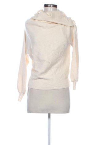 Pulover de femei Zara, Mărime M, Culoare Ecru, Preț 73,49 Lei, #137824022