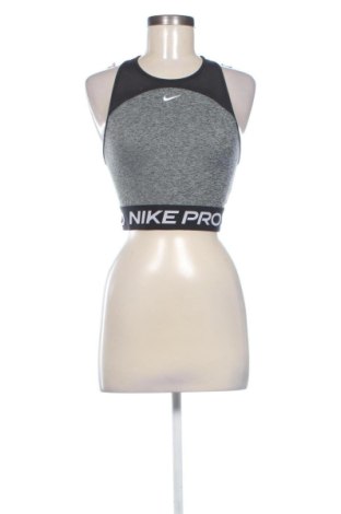 Γυναίκειο αθλητικό τοπ Nike, Μέγεθος S, Χρώμα Γκρί, Τιμή 17,00 €, #137824383