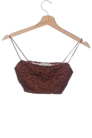 Top de femei Stradivarius, Mărime XS, Culoare Maro, Preț 78,74 Lei, #137779744