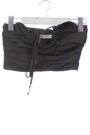 Дамски топ Zara, Размер XS, Цвят Зелен, Цена 9,21 €, #137789692