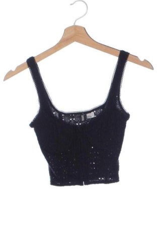 Top de femei H&M, Mărime XXS, Culoare Negru, Preț 78,74 Lei, #137790197