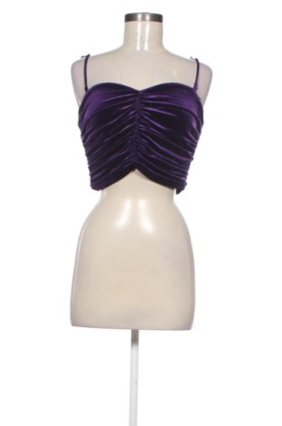Top de femei Zara, Mărime XS, Culoare Mov, Preț 47,24 Lei, #137813399
