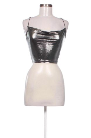 Дамски топ H&M, Размер S, Цвят Сребрист, Цена 23,62 €, #137820677