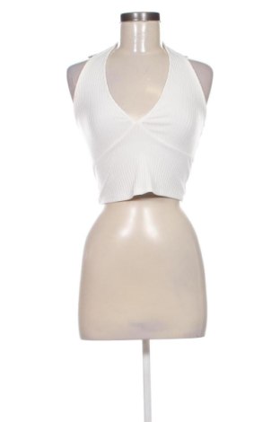 Top de femei Bershka, Mărime M, Culoare Ecru, Preț 78,74 Lei, #137836051