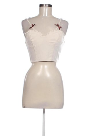 Top de femei SHEIN, Mărime S, Culoare Bej, Preț 78,74 Lei, #137838309