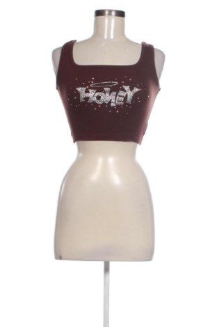 Top de femei SHEIN, Mărime XS, Culoare Maro, Preț 78,74 Lei, #137838346