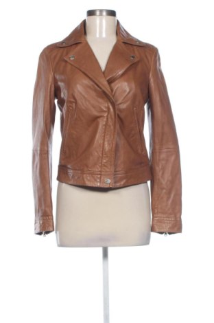 Geacă de piele pentru femei Massimo Dutti, Mărime S, Culoare Maro, Preț 421,00 Lei, #137801884