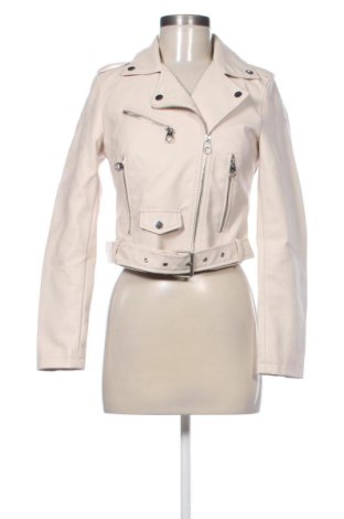 Damen Lederjacke Sinsay, Größe S, Farbe Beige, Preis 30,00 €, #137804890