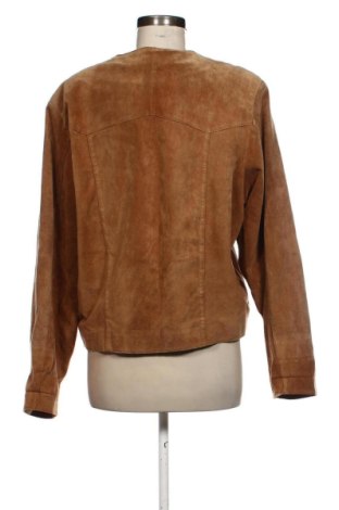 Geacă de piele pentru femei Unbranded, Mărime XL, Culoare Maro, Preț 262,45 Lei, #137808271
