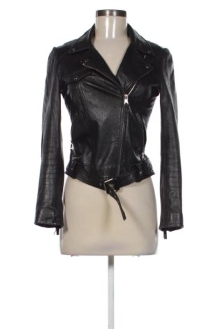Dámska kožená bunda  Zara, Veľkosť XS, Farba Čierna, Cena  45,59 €, #137821464
