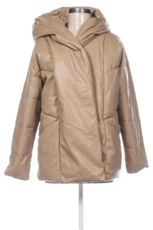 Damen Lederjacke Stradivarius, Größe XS, Farbe Beige, Preis € 30,00, #137832830