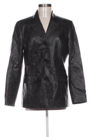 Geacă de piele pentru femei Bon Prix, Mărime L, Culoare Negru, Preț 157,47 Lei, #137827518