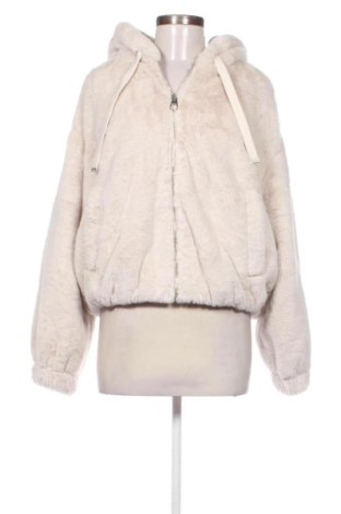 Dámský kabát  Bershka, Velikost L, Barva Krémová, Cena  1 091,00 Kč, #137834596