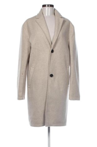 Palton de femei Bershka, Mărime M, Culoare Bej, Preț 155,57 Lei, #137818791