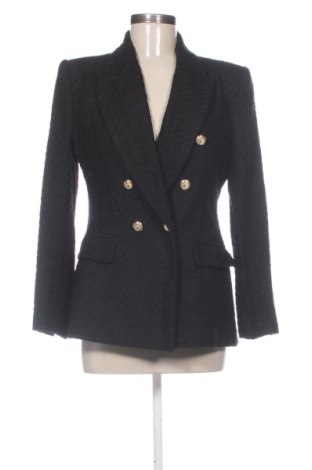 Sacou de femei Zara, Mărime L, Culoare Negru, Preț 152,22 Lei, #137815462