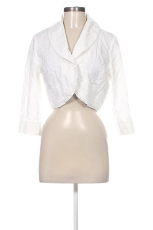Дамско сако Marks & Spencer, Размер M, Цвят Бял, Цена 24,57 €, #137820567