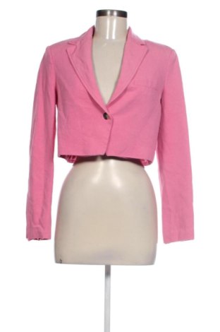 Sacou de femei Zara, Mărime S, Culoare Roz, Preț 131,23 Lei, #137841051