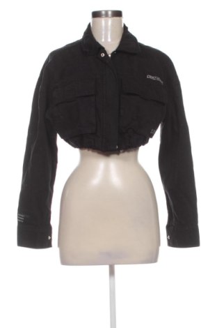 Дамско яке Bershka, Размер M, Цвят Черен, Цена 20,00 €, #137803182