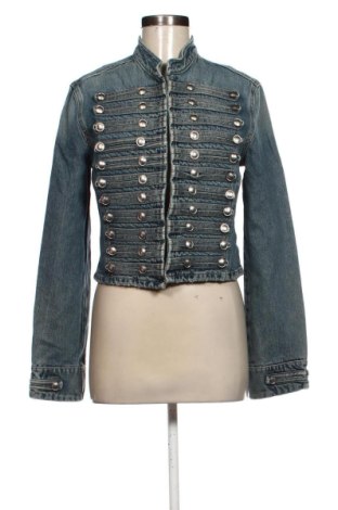 Geacă de femei Zara, Mărime M, Culoare Albastru, Preț 110,23 Lei, #137803207