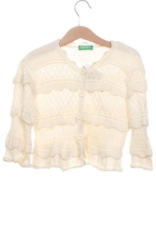 Dětský kardigán United Colors Of Benetton, Velikost 12-18m/ 80-86 cm, Barva Krémová, Cena  315,00 Kč, #137810071
