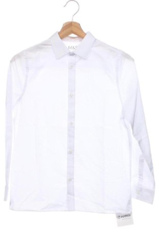 Cămașă pentru copii Marks & Spencer, Mărime 11-12y/ 152-158 cm, Culoare Alb, Preț 36,74 Lei, #137810373