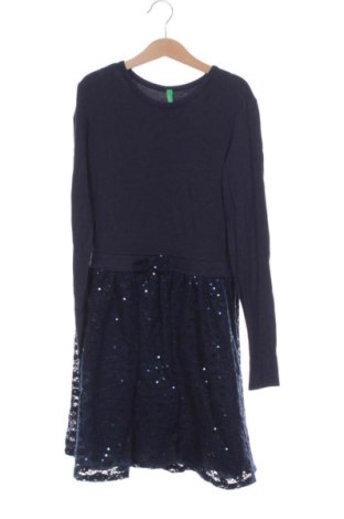 Kinderkleid United Colors Of Benetton, Größe 9-10y/ 140-146 cm, Farbe Blau, Preis 14,00 €, #137810338